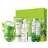 Green Tea Skincare Set, 19-In-1 Skincare Gift Set, With Natural Extracts,Cleanser,Face Serum, Face Cream, Eye Cream, Facial Mask And Mud Mask,Mois...