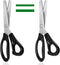 2 pcs Pinking Shears Scissors for Fabric, DaKuan 2 Models Fabric Scissors, Zig Zag Scissors, for Crafting, Paper Cutting, Fabric, Leather Material...