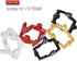 Steering Servo Mount Upgrades Parts for 1/18 TRX4M RC Crawler,Alloy Aluminum Steering Servo Mount Hops Up Upgrades Part 1/18 TRX4M RC Crawler,Red...