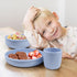Silicone Plate and Bowl Set for Kids, Simple Style Kids Dinnerware Set, Includes Silicone Plate, Silicone Bowl and Silicone Cup, Unbreakable Silic...