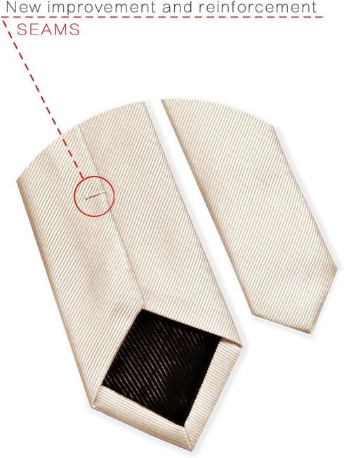 Men's Solid Color Skinny Tie Slim Pure Color Necktie for Wedding Professional Business Leisure Gift Box...