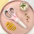Ceramic Scissors,Healthy Baby Food Scissors with Cover Portable Shears (Pink-2)...