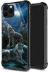 DJSOK Case Compatible with iPhone 11 Case, Wolf Moon Night Case for iPhone 11 Cases for Man Boys Girls Shockproof Rugged Cover Case...