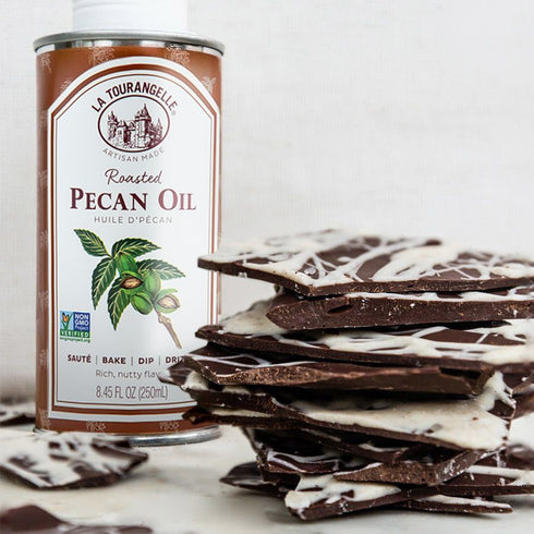 La Tourangelle Roasted Pecan Oil for Cooking, Baking, Butter Substitute, Pasta, Vinaigrettes, Stir Fry, 8.45 Fl Oz...