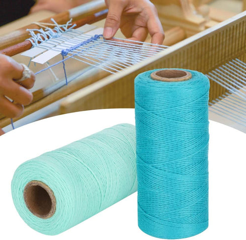 2 Rolls 8/4 Cotton Warp Yarn, Polyester Seines Warping Thread Wool Thread Loom Warp Tapestry Thread for Weaving Carpet Rug Blankets...