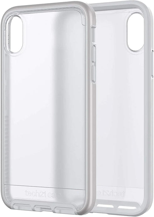tech21 Evo Elite Phone Case for Apple iPhone X and XS - Silver...