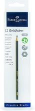 Faber-Castell Gold 1221 – 3B Pencil Pack of 12 Black...