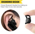 Ear Hooks Eartips Kit 360° Rotatable Adjustable Soft Silicone Anti-Slip Sports Clamp Universal Headset Clips Earbuds Replacement for Newbee/Plantr...