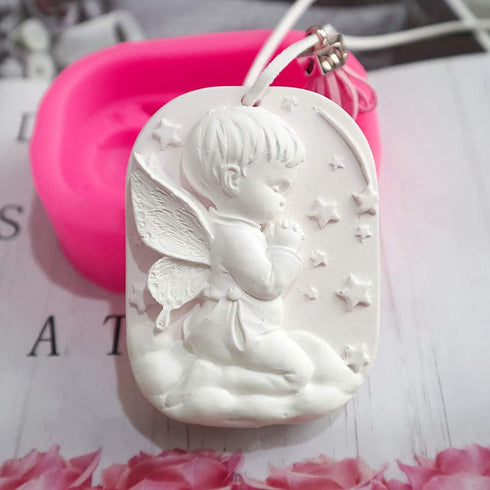 3D Baby Angel Silicone Mold for Cake Decoration, Sugarcraft, Cookie Decor, Jewelry,Pastry, Polymer Clay, Epoxy Resin,Pudding, Handmade Soap Mould ...