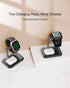 2 in 1 Charger Stand for Apple Watch and AirPods, Foldable Watch Charging Dock Compatible with Apple Watch Series Ultra/9/8/7/6/Se/5/4/3 & Airpods...