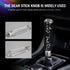 1 PC Car LED Luminous Crystal Gear Shifter, Personalized Bubbles with Colorful Lights Shift Knob, 7.87 in Cool Head, Universal for Cars Trucks (Tr...