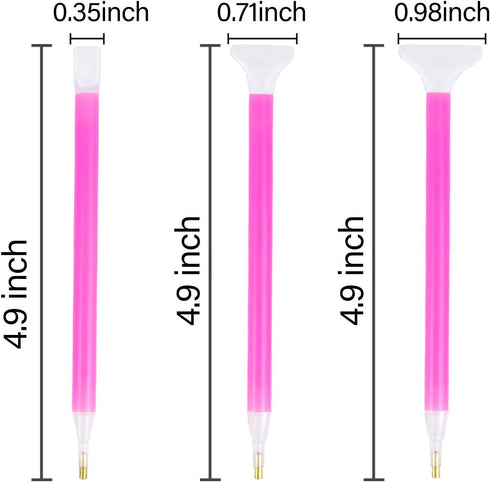 AUEAR, 12 Pack 5D Diamond Embroidery Painting Pen Cross Stitch Tools Drill Pen for Rhinestone......