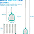 Pool Skimmer - Pool Skimmer Net with 8 Aluminum Pole Sections 80'', Skimmer Net with Fine Mesh Net for Cleaning Leaf of Swimming Pools...