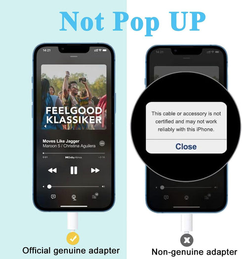 Apple MFi Certified 2 Pack Lightning to 3.5mm Headphone Adapter, Aux Audio Jack Dongle Earphones Converter Compatible with iPhone 14 Pro13 12 11 X...