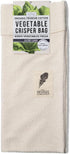 Extra Large | Certified Organic Cotton Vegetable Crisper Bags | Produce Bags to Keep Lettuce & Veggies Fresh | Reusable, Eco-Friendly, Biodegradab...