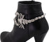 Women Western Fashion Boot Silver Metal Chain Bracelet Shoe Anklet Scorpion Charm Jewelry Accessory...