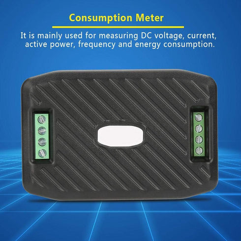 DC Communication Box, DC Current Voltage Power Energy Frequency Power Factor Communication Module Meter with RS485 USB Interface, High Precision A...