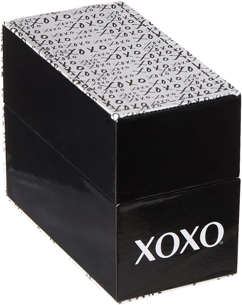 Accutime XOXO Women's XO5461 Rhinestone Accent Black Analog Bracelet Watch...