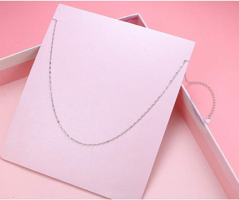 Ladytree S925 Sterling Silver Dainty Simple Choker Necklace,Rolo Chain,Adjustable 13 inches to 16 inches...