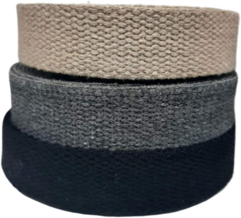 Heavy Cotton Webbing 1 Inch - Straps for Arts and Crafts - (Black, 10 Yards), MATADOR USEFUL GOODS...