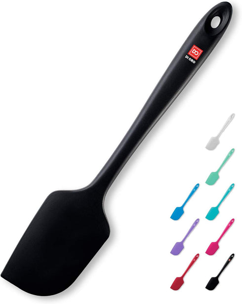 DI ORO Silicone Spatula - 600°F Heat-Resistant Rubber Kitchen Spatula for Baking, Scraping, & Mixing - BPA Free Nonstick Cookware Safe Flexible Ut...