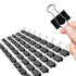 Medium Binder Clips, 36 Pack, 1-1/4 Inch, Standard 32mm, Black, Capacity 0.6 Inch, 1.25 Inch Medium Clips, Fold Clamp, Office Supplies...