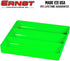 Ernst Manufacturing Toolbox Tray: Stackable Garage Organizer Tray in Green with 3 Compartments - Ideal for Trades, Mechanics, Electricians, Plumbe...