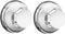 SANNO Powerful Vacuum Suction Cups replacement for Shower Caddy, Sope dish,Double Hooks- Set of 2...