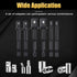 Impact Grade Socket Adapter Set - 6 Pack 3" Extension Bit With Holder, 1/4", 3/8", and 1/2" Drive, Adapt Your Power Drill To High Torque Impact Wr...