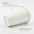 Reusable Double Wall Insulated White Ceramic Travel Coffee Cup with Lid & Sleeve, 12 fl.oz, I Am Not a Paper Cup...