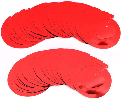 36PCS Heart Decorations Hanging Swirls - Valentines Day Party Supplies Favors Ceiling Decor...
