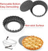 Mini Tart Pans, Nonstick 4 Inch Mini Quiche Pan Removable Bottom Tart Pan Set of 6 (4-Inch)...