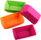 Webake Rectangular Jumbo Cupcake Liners, 4.3 Inch Silicone Baking Cups Reusable Muffin Cups Nonstick Mini Loaf Pan (Pack of 12)...