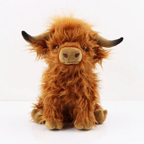 Highland Cow Stuffed Animal Cute Highland Cow Plush Doll Toy 10 inch Gift for Girls Boys Christmas (highlandcow 25cm)...