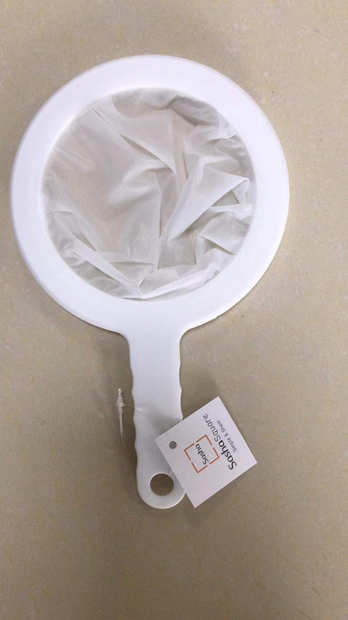Kitchen Ultra-Fine Nylon Mesh Strainer I Plastic Sieve Fine Mesh Filter Spoon For Soy Milk Coffee Milk Yogurt Juice Kefir Honey Wine coladores de ...