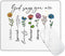 Bible Verse Mouse Pad Inspirational Christian Mouse Pads for Desk Wireless Mouse Floral Computer Office Mousepad for Laptop Cute Desk Accessories,...