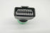 Type 2 Green 9pin J1939 to OBD2 16pin J1962 Female Adapter...