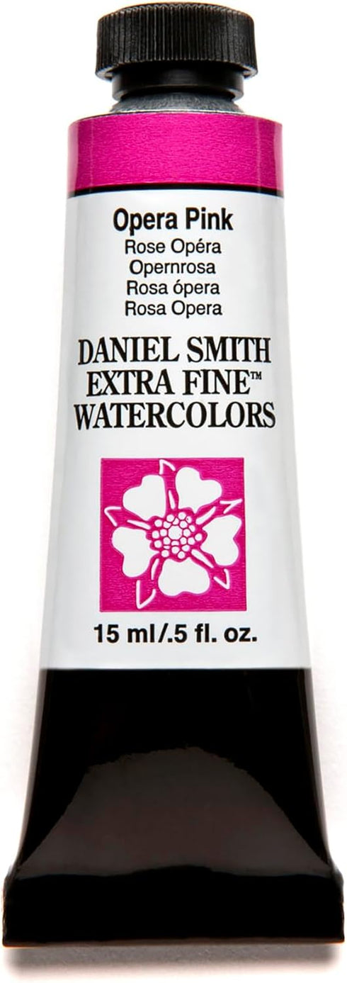 Daniel Smith 284600198 Extra Fine Watercolor 15ml Paint Tube, Opera-Pink, 0.5 Fl Oz (Pack of 1)...