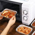 8x8 Foil Pans 8 Inch 40 OZ Square Baking Cake Box with Lids Heavy Duty roasting Disposable Aluminum Foil Tins Portable Food Oven Trays cooking Con...