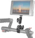 R094 Super Clamp Multi-Functional Camera C Clamp Mount, 1/4" Ball Head Monitor Mount 3/8" Hole Adjustable Video Shooting, Mobile Clamp for Gopro A...
