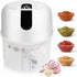 KUFUNG Electric Mini Garlic Chopper - Rechargeable with 3 Reinforced Blades - Portable and Easy to Clean - Food Processor for Garlic, Ginger, Onio...