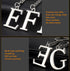 Keychain A-Z Single Letter Keyring DIY Key Ring Cool Little Gift...