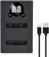 Batmax 2Pcs EN-EL5 Battery + Quick LED Charger for Nikon Coolpix P5000, P5100, P6000, S10 CoolPix 3700, 4200, 5200, 5900, 7900, P3, P4, P80, P90, ...