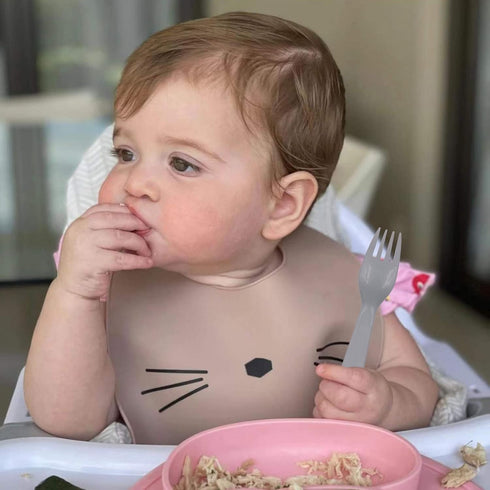 12 Pcs Plastics Toddler Utensils kids Silverware Baby Spoons and Forks Set Baby Feeding Dinnerware Utensils BPA Free Microwave Dishwasher and Free...