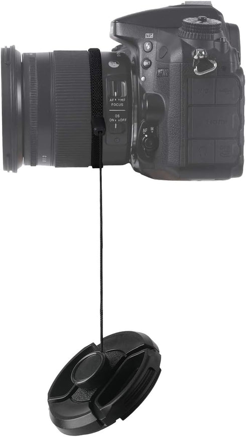 2 Pack 37mm Center Pinch Front Lens Cap Compatible with Olympus Canon Nikon and Other Brand of Lenses with 37mm Filter Thread, Replaces Olympus LC...