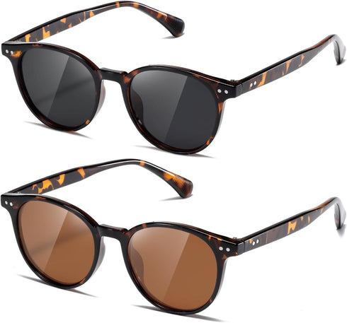 kimorn Sunglasses Womens and Men Polarized Retro Trendy Sun Glasses Vintage Round Frame K1515...