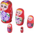 TOYANDONA Russian Nesting Dolls for Kids, Wood Matryoshka Doll Stacking Nested Set Handmade Girl-Pattern Nesting Dolls Toys for Christmas Mothers ...