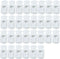 J.CARP 30Pcs White Plastic Cord Locks End Spring Toggle Stopper, Single Hole Elastic Cord Adjuster, Suit for Drawstrings, Bags, Shoelaces, Clothin...