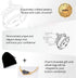 Uloveido Women's Platinum Plated Cubic Zironica Princess Crown Wedding Engagement Rings Guard Wraps and Enhancers Y480...