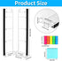 Monitor Memo Board, 2PCS Multifunction Sticky Note Holder for Computer Screen, Acrylic Computer Monitor Memo Board (Left & Right), Computer Sticky...